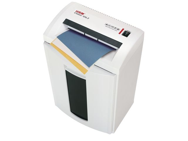 Destructeurs de documents : HSM 104.3 3,9mm