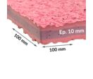 ADEKWAT E.10mm 100mmx100mm VIOLET/ ROSE
