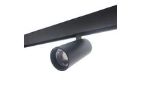 Spot LED sur Rail Magnétique 48V 12W Orientable NOIR - Blanc Neutre 4000K - 5500K