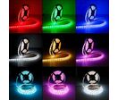 Ruban LED 36W DC12V 60 LED/m 5m RGB + Adaptateur Secteur et Contrôleur