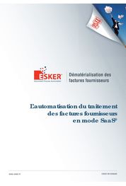 Catalogue Livres blancs : L’automatisation du traitement des factures fournisseurs en mode SaaS