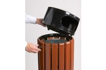 Corbeille bois basic Zeno 40 ou 60 litres