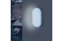 Pack de  5 - Applique LED Murale 20W Blanche Ovale IP65 - Blanc Neutre 4000K - 5500K