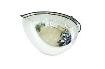 Manutan Expert - Miroir de surveillance demi-dôme 180x60cm - Acrylique - Vision 180° - Intérieur