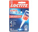 Loctite - Super Glue 3 Précision - Colle Liquide Multi-usage 10g - Prise Rapide 10s - Transparente