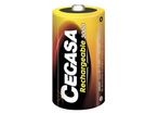 Accus rechargeables NiMH 1200 mAh 1,2V HR20 Blister de 2 piles