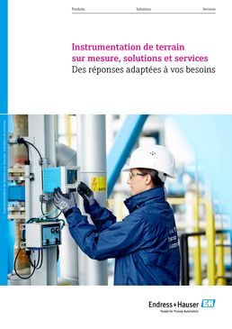 Instrumentation de terrain sur mesure, solutions et services