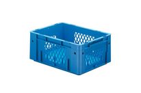 EURONORM 400X300X175 MM - RENFORCE / FOND PLEIN - COTES AJOURES