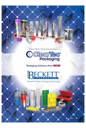 Catalogue CATALOGUE EMBALLAGES TUBES BECKETT ET CLEARTEC 
