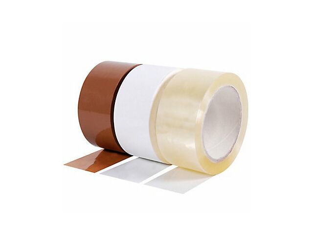 Ruban adhésif polypropylène silencieux - TRANSPARENT 75 mm x 100 m