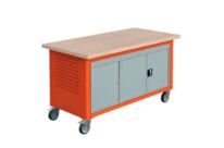 Etabli mobile SIT avec 3 caissons tiroirs et/ou portes