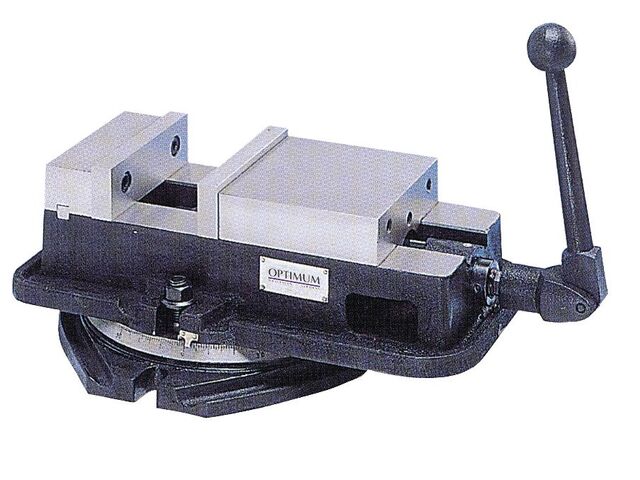 Étau de fraisage système verrouillage largeur des mors 100 mm ouverture 101 mm hauteur des mors 36 mm Optimum FMSN100