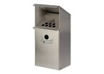 Cendrier mural acier galva 3,7L - WH41