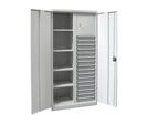 Armoire haute d'atelier à séparation médiane