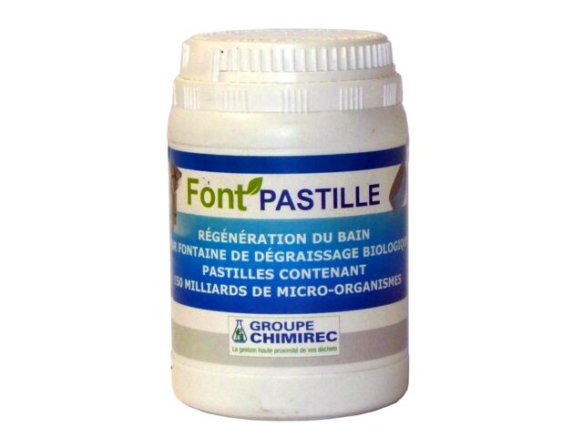 Pastilles pour fontaine biologique de dégraissage FPAS | FONT'PASTILLE 