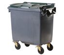 Sulo - Conteneur 750L Gris Vert 4 Roues - Plastique Recyclé 100% - Charge 300kg - Éco-responsable
