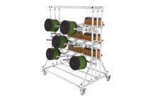 Stockage mobile de charges longues | Cantilever 3 niveaux N° 18A-2