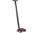 Timon rouleur 3 t 4 galets en nylon plateau rotatif avec poignée MW Tools TRA3