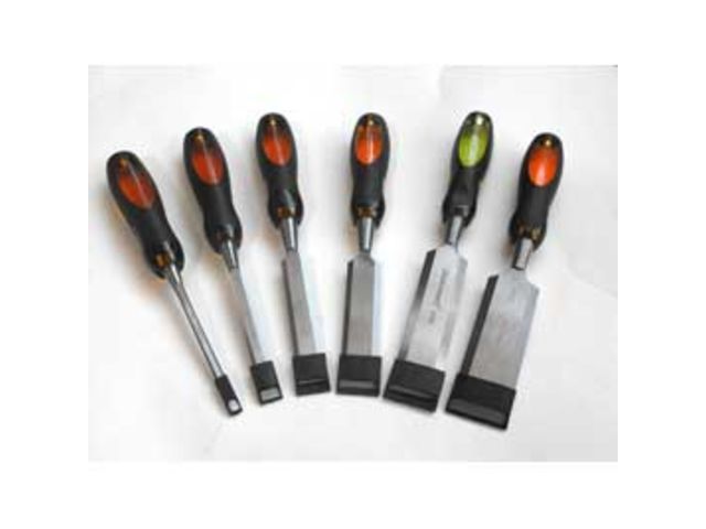 Lot de 6 ciseaux à bois pro de 6 à 38mm Ref. 5261