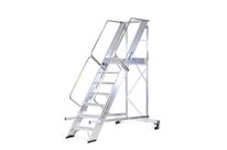 Escabeau mobile grande plateforme sécurisée