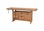 Etabli bois avec 6 tiroirs et 1 caisson