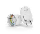 Prise Connectée Wifi 10A Blanche (Lot de 2)