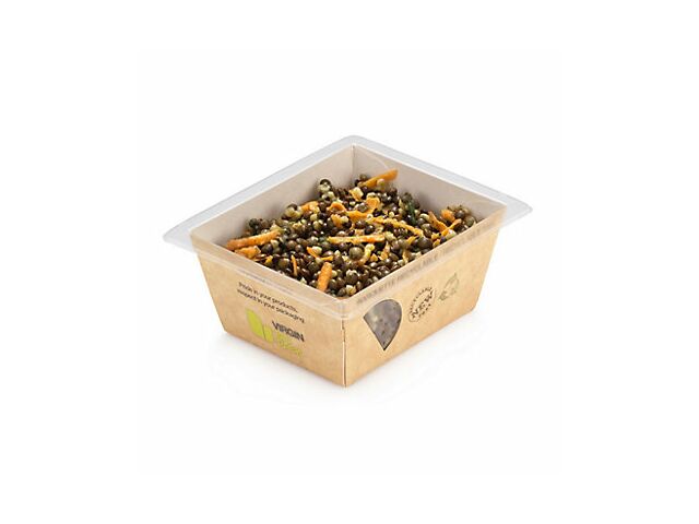 Barquette carton operculable hybride - 392 cc