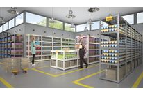 Rayonnage métallique avec tablettes réglables en hauteur | RMM