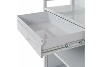 Tiroir coulissant pour rayonnage tôlé galvanisé Ad'vance