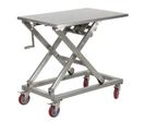 Table élévatrice inox 304 à manivelle - 300 kg