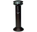 Rubbermaid - Cendrier sur pied Infinity Noir - Grande capacité 8000 mégots - Acier - 100 cm hauteur