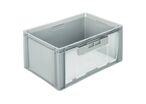 Schoeller Allibert - Bac norme Europe Gris 56L - 600x400x300mm - Gerbable & Usage Alimentaire