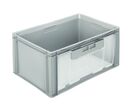 Schoeller Allibert - Bac norme Europe Gris 56L - 600x400x300mm - Gerbable &amp; Usage Alimentaire