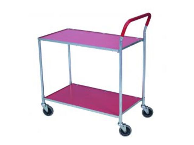 Chariot plateforme 2 tablettes