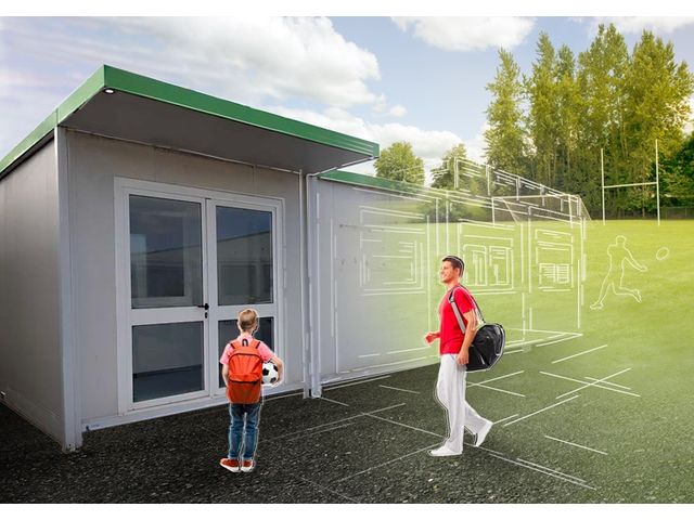 Bâtiment modulaire pour le sport et le loisir | Deltamod