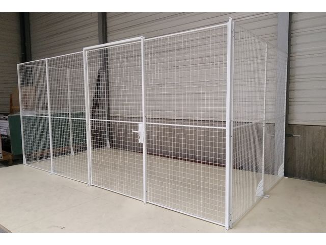 Cloison grillagée pour séparation de zones ATELIER / STOCKAGE - AMGE Industrie