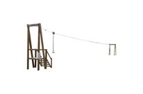Jeu La Tyrolienne en bois 25 m