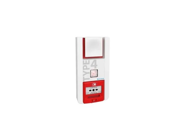 Alarme incendie type 4 avec diffuseur lumineux à piles TT4PL