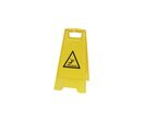 Panneau Signal Jaune Sols Glissants IMPRIME