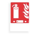 Panneau lutte incendie picto extincteur classe mobile