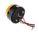 Feu à éclats LED de signalisation industrielle | RS PRO LLP Ambre 100 V DC
