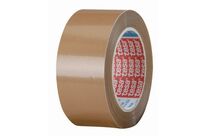 Tesa - Ruban adhésif PVC Havane 50mm x 100m - 32 microns - Fermeture silencieuse pour gros volumes