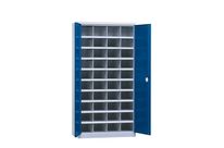 Kind - Armoire à compartimentage Bleue - 1950x1005x445mm - 40 Cases - Acier - Charge 1000kg