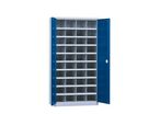 Kind - Armoire à compartimentage Bleue - 1950x1005x445mm - 40 Cases - Acier - Charge 1000kg