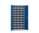 Kind - Armoire à compartimentage Bleue - 1950x1005x445mm - 40 Cases - Acier - Charge 1000kg