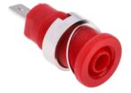 Connexion électrique de test haute tension | Banane femelle 4 mm RS PRO rouge