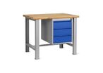 Etabli d'atelier avec caisson de rangement 5 tiroirs - 2750 kg