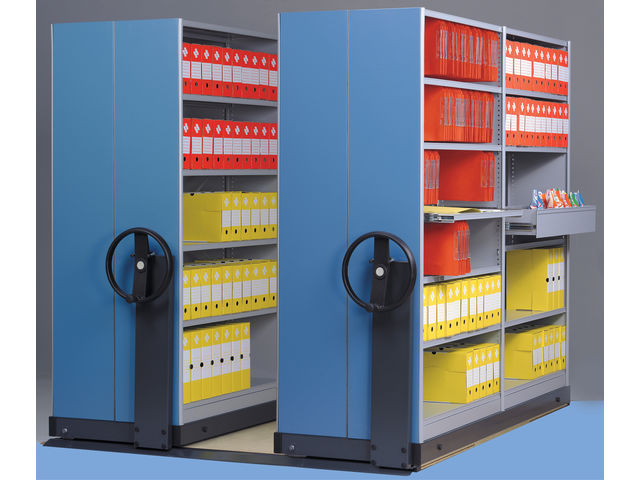 Rayonnage mobile compact