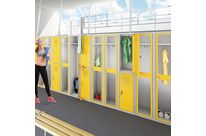 Armoires de rangement avec portes Plexiglass | Akaze