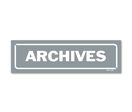 Panneau archives - Fond gris